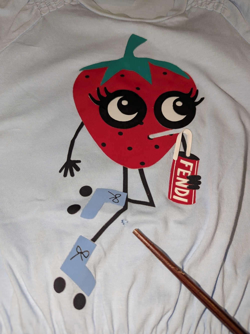 Fendi Strawberry Graphic Dress
